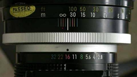 180mm Objektiv, Blende 16