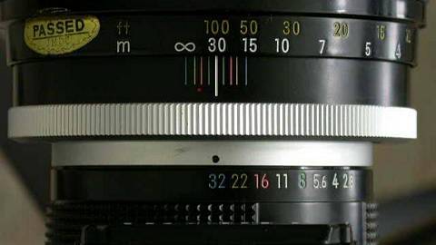 180mm Objektiv, Blende 32